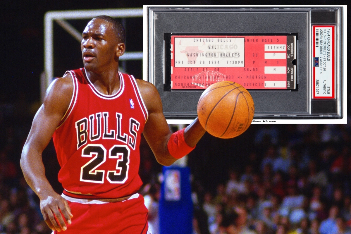 Tấm vé trong trận ra mắt của Michael Jordan có giá 10 tỷ đồng