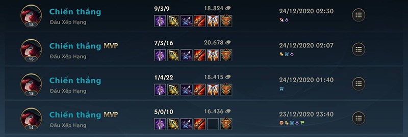 Trạng thái High Elo đầy lợi thế